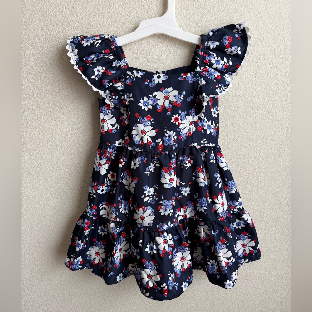 Janie and Jack Navy Floral Dress